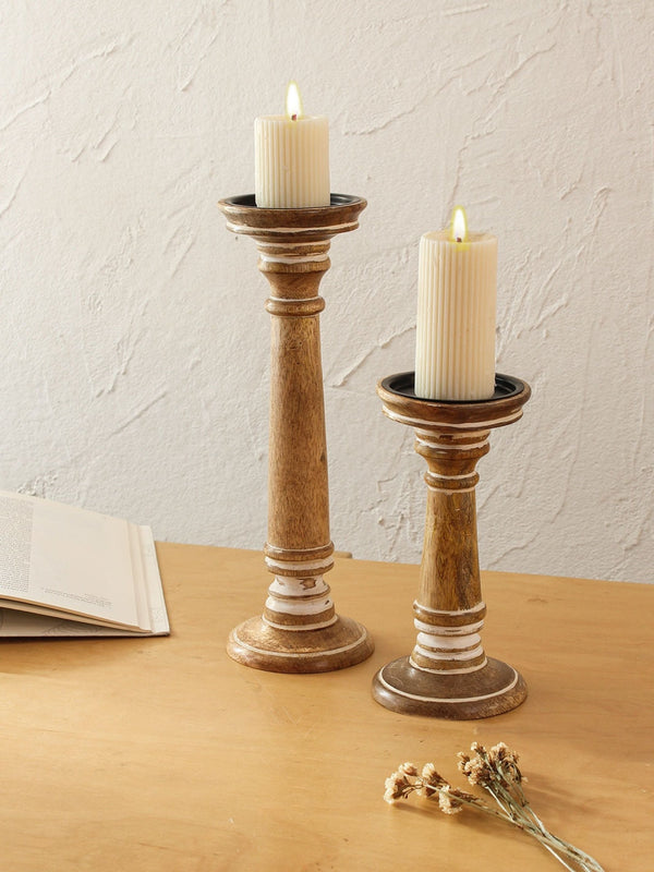 Pillar Candle Stand Set  - Deheri