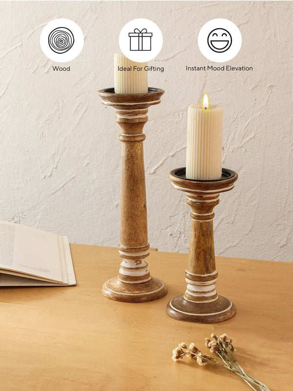Pillar Candle Stand Set  - Deheri