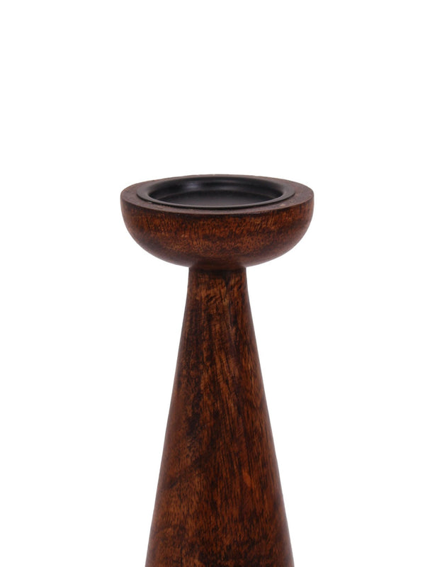 Pillar Candle Stand Set - Saddle