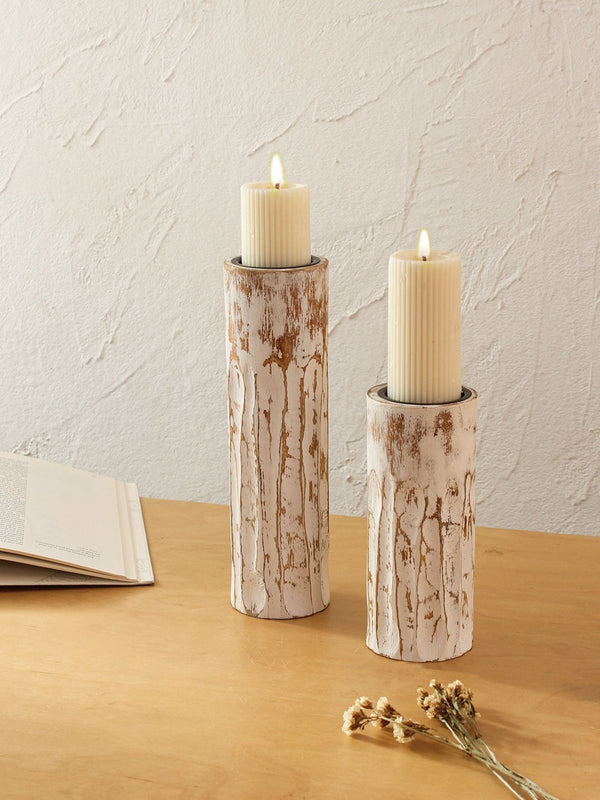 Pillar Candle Stand Set - Saltoro