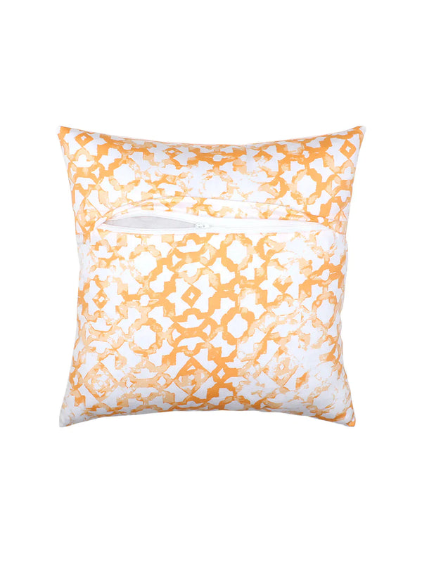 Cushion Cover - Jaali (Orange)