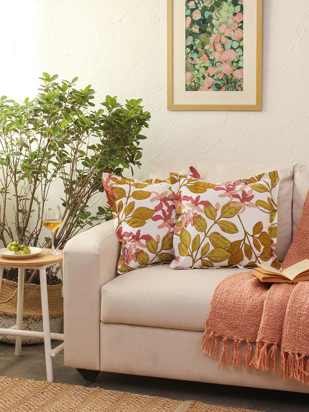 Cushion Cover - Moringa Pink