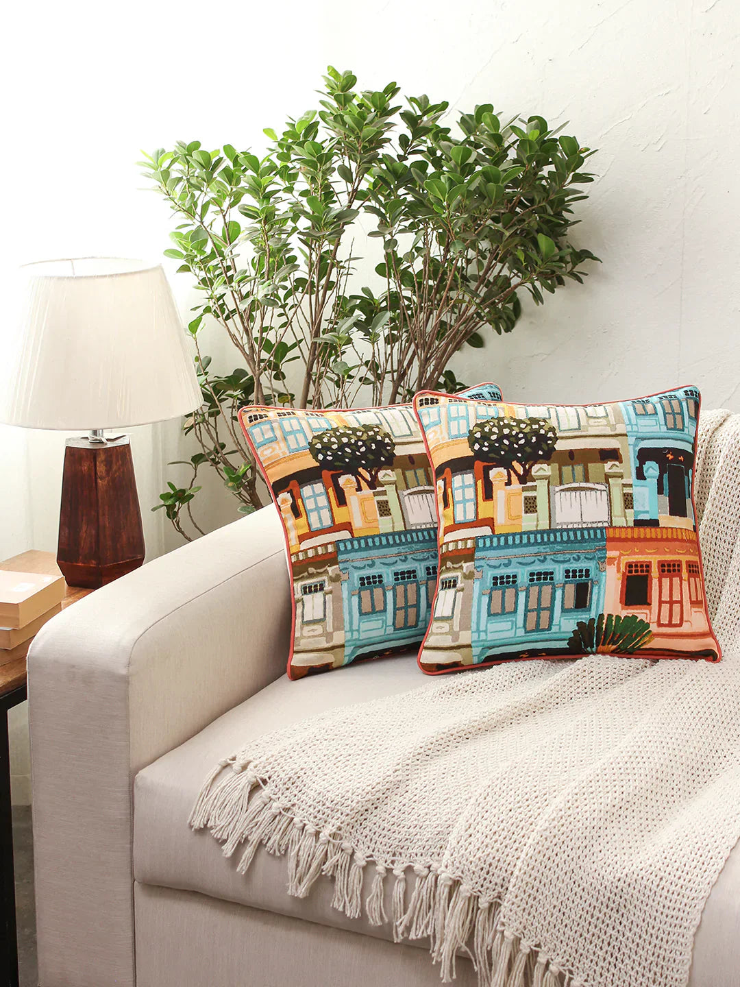 Cushion Cover - The Shophouses (Multi)