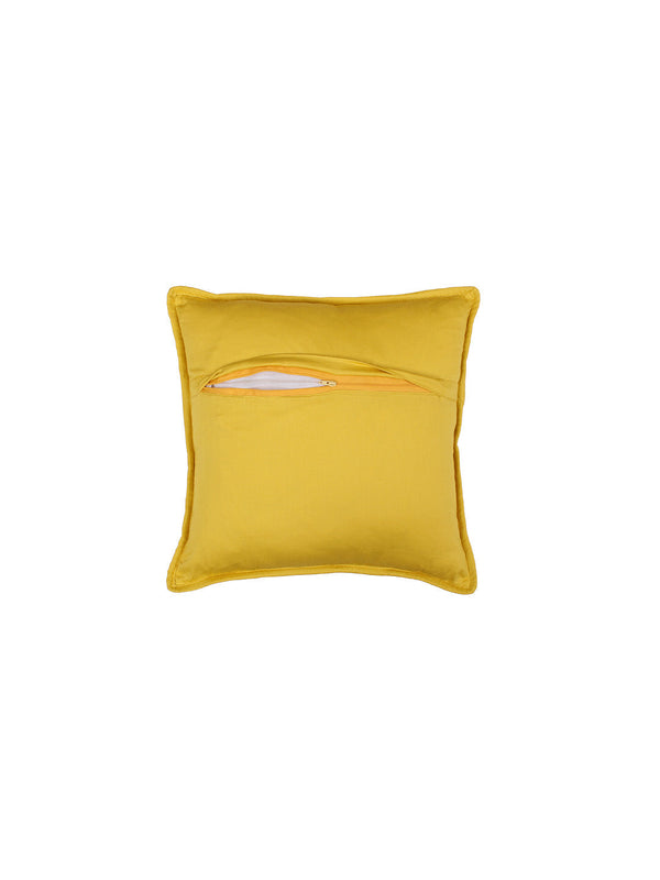 Aamb - Set Of 2 Cushion Covers (Yellow) - Medium