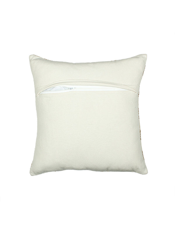 Checkerboard Set Of 2 Cushion Covers - (Beige) - 40x40cm