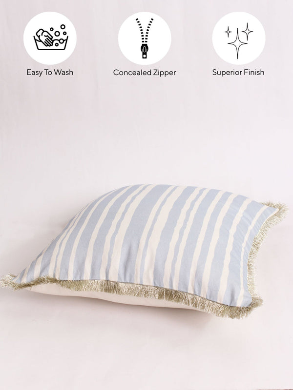 Cushion Cover - Blue Dhari Set of 2