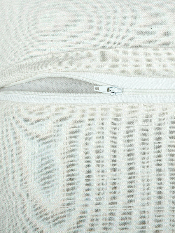 Herringbone Set Of 2 Cushion Covers - (Beige) - 40x40cm