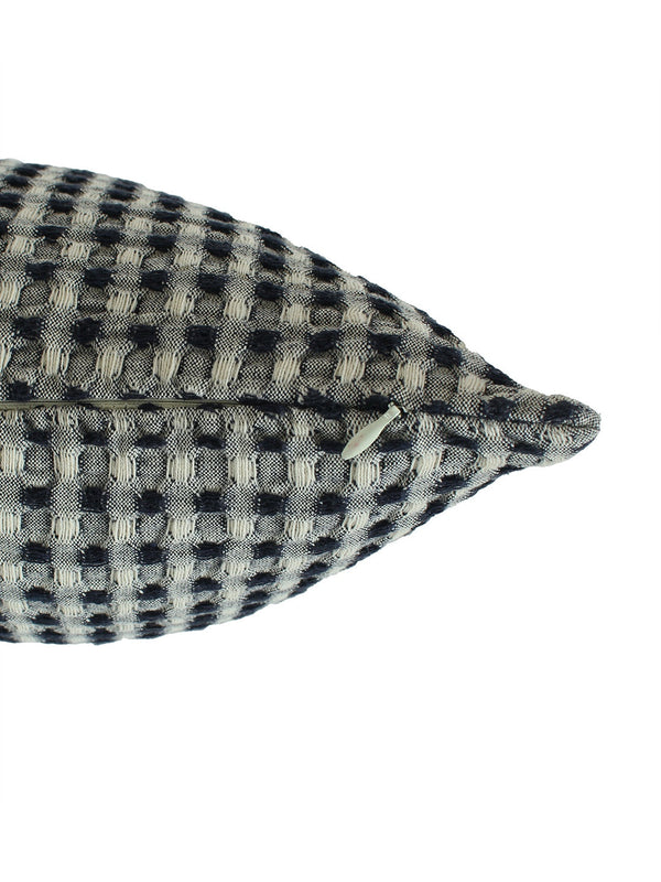 Karakoram Set Of 2 Cushion Cover (Natural/Blue) - 45X45cm