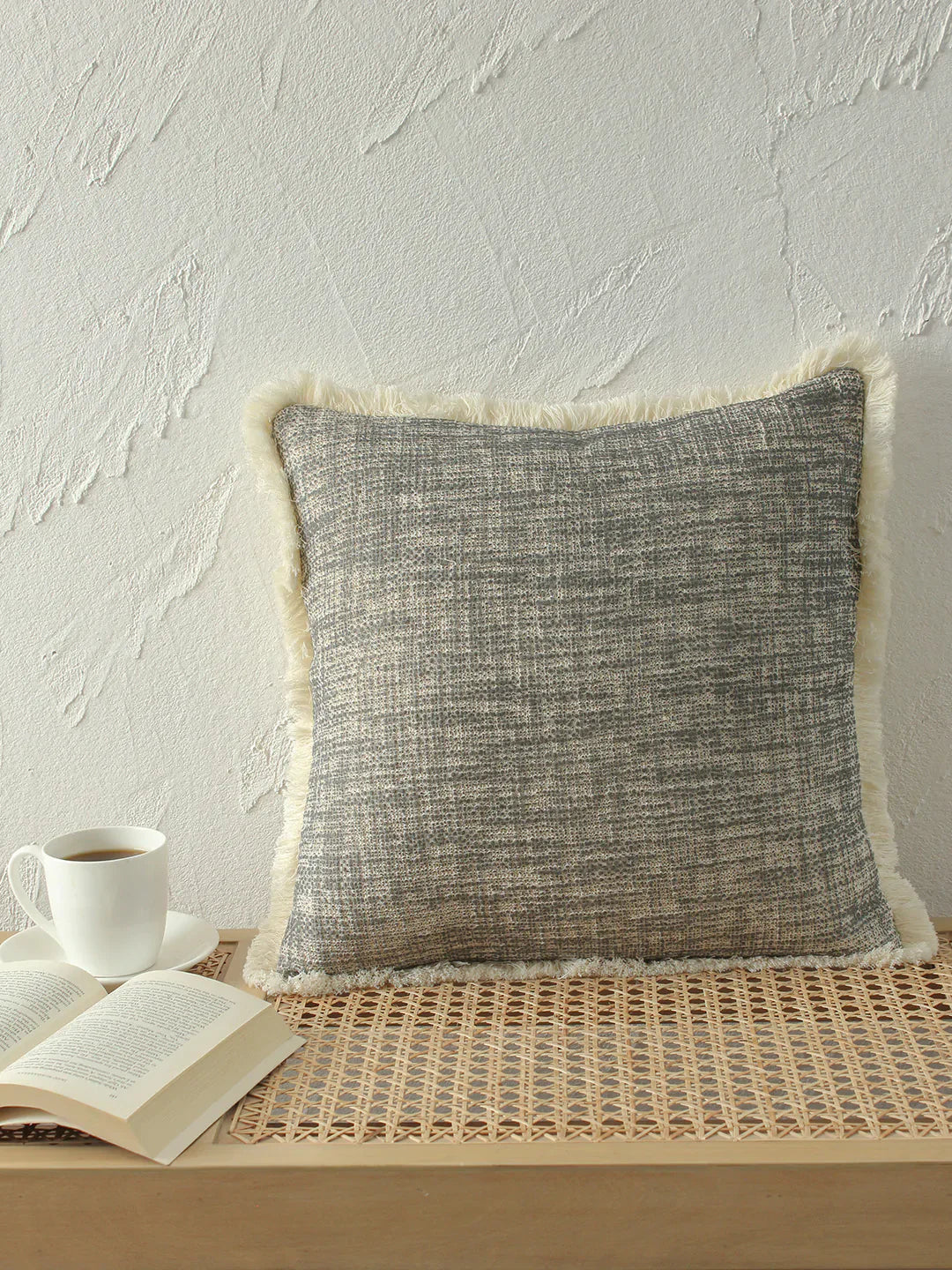 Cushion Cover - Matsya Vala Black