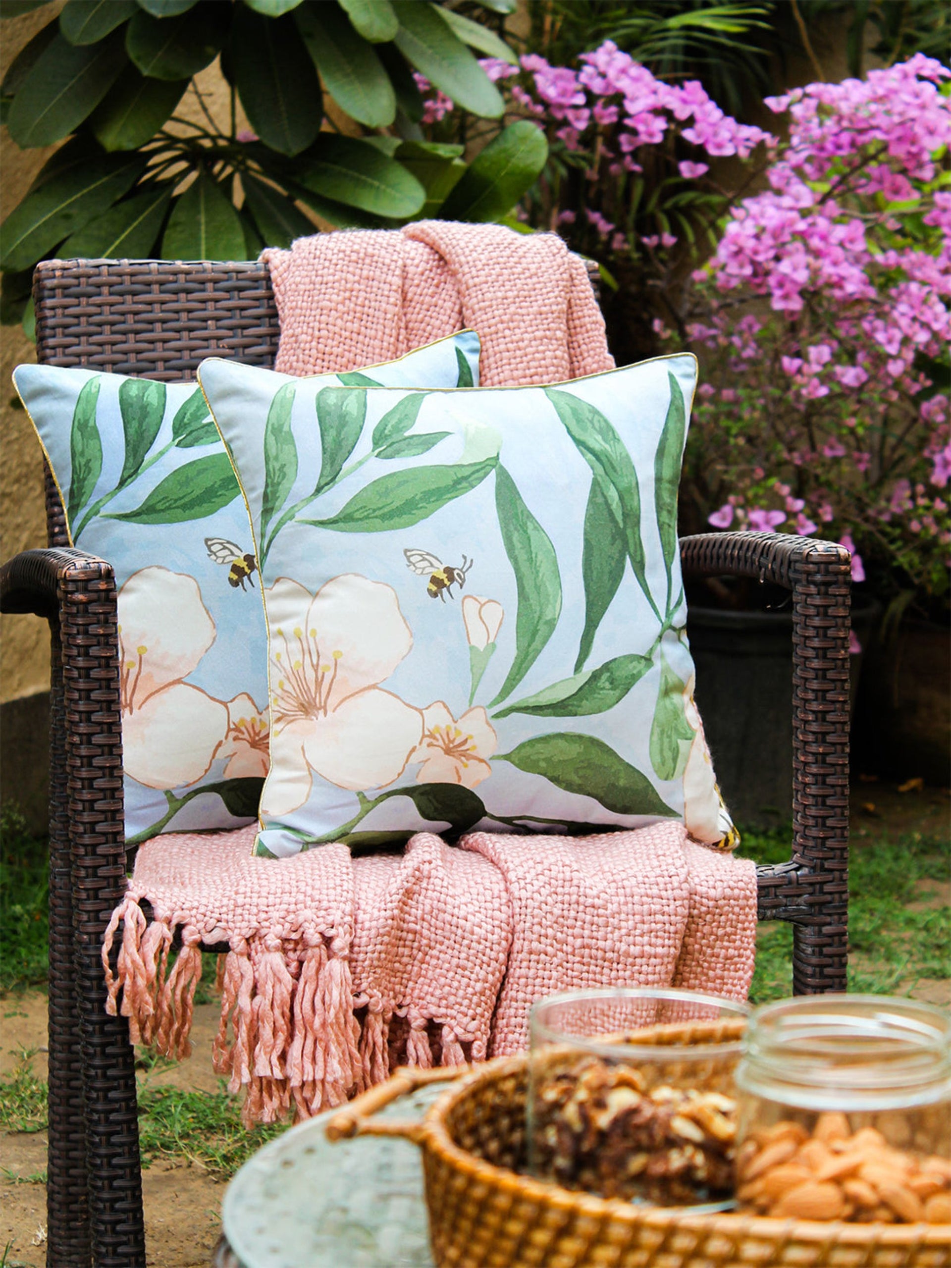 Cushion Cover - Blue Madhukar Set of 2