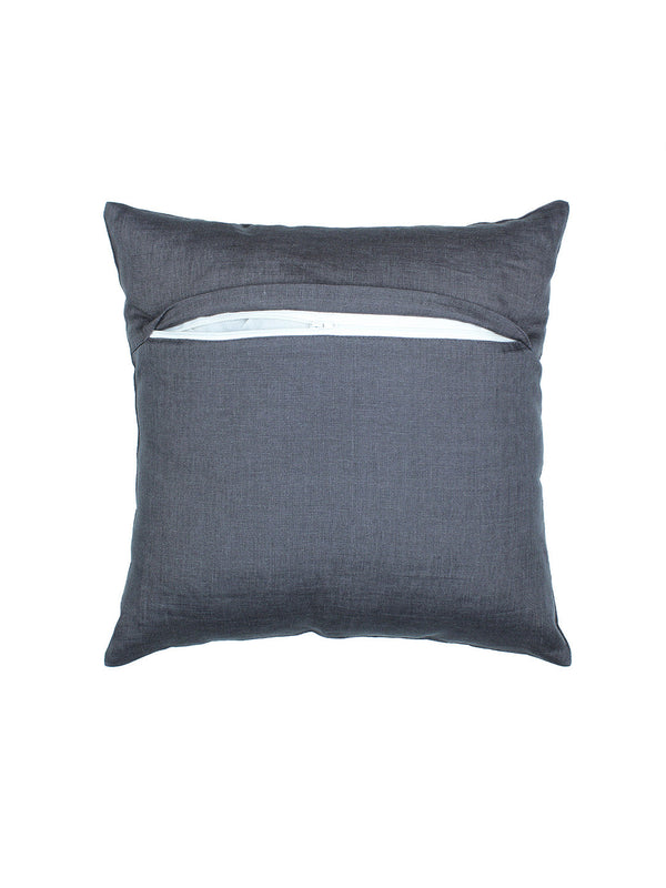 Megh Set Of 2 Cushion Covers - (Black) - 40x40cm