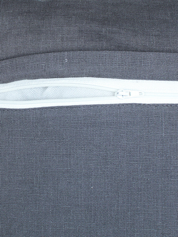 Megh Set Of 2 Cushion Covers - (Black) - 40x40cm