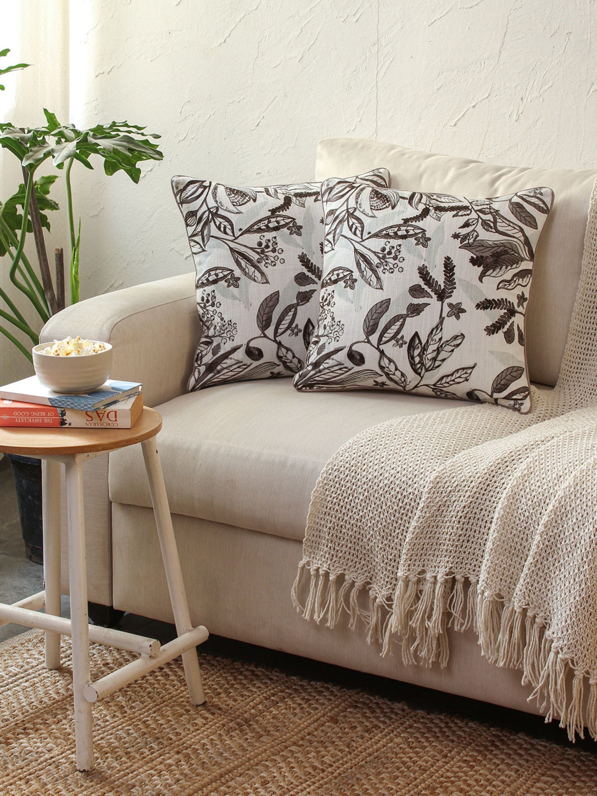 Cushion Cover - Murikady (Grey)