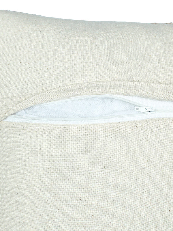 Pinstripe Set Of 2 Cushion Covers - (Beige) - 40x40cm