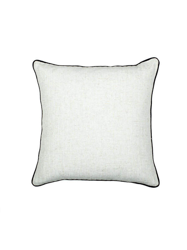 Safaid Set Of 2 Cushion Covers - (Ivory) - 40x40cm