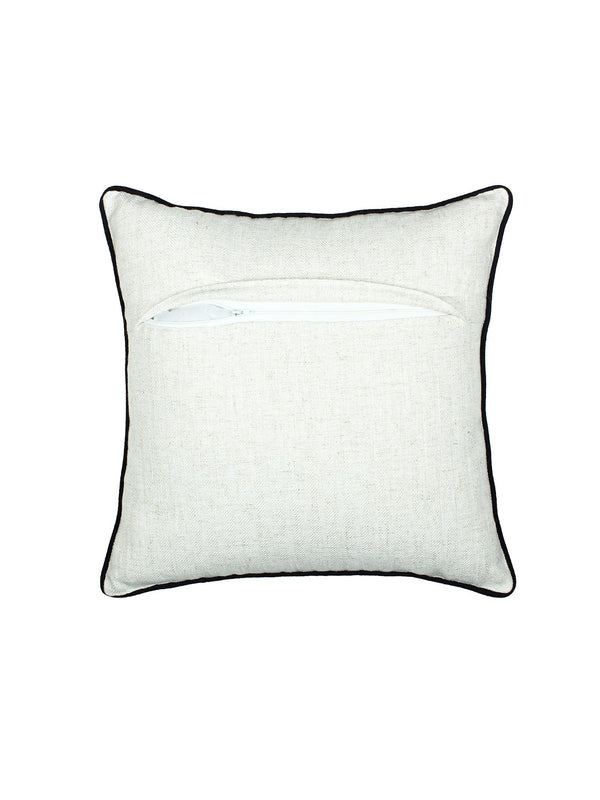 Safaid Set Of 2 Cushion Covers - (Ivory) - 40x40cm