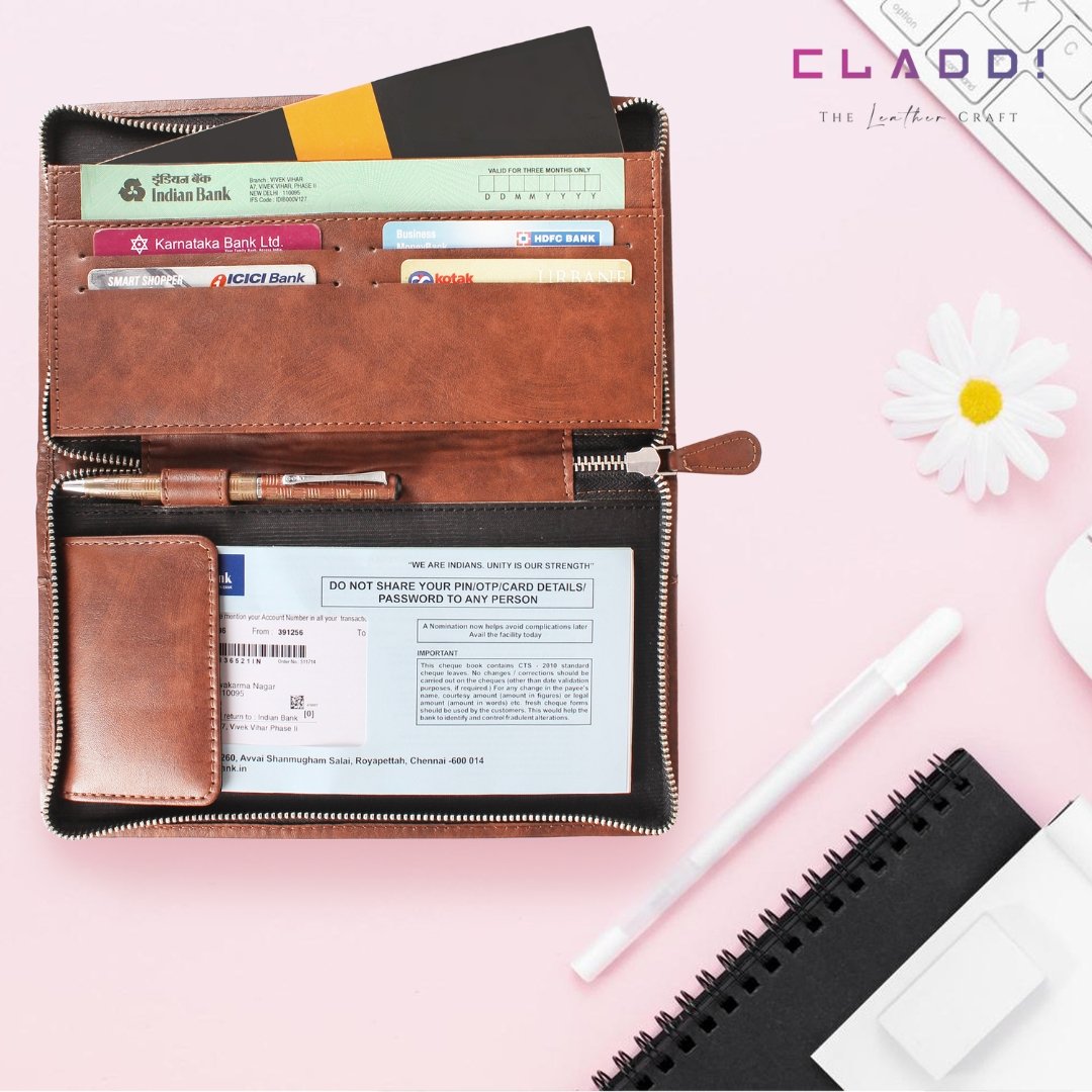 Luxury Cheque Book Holder