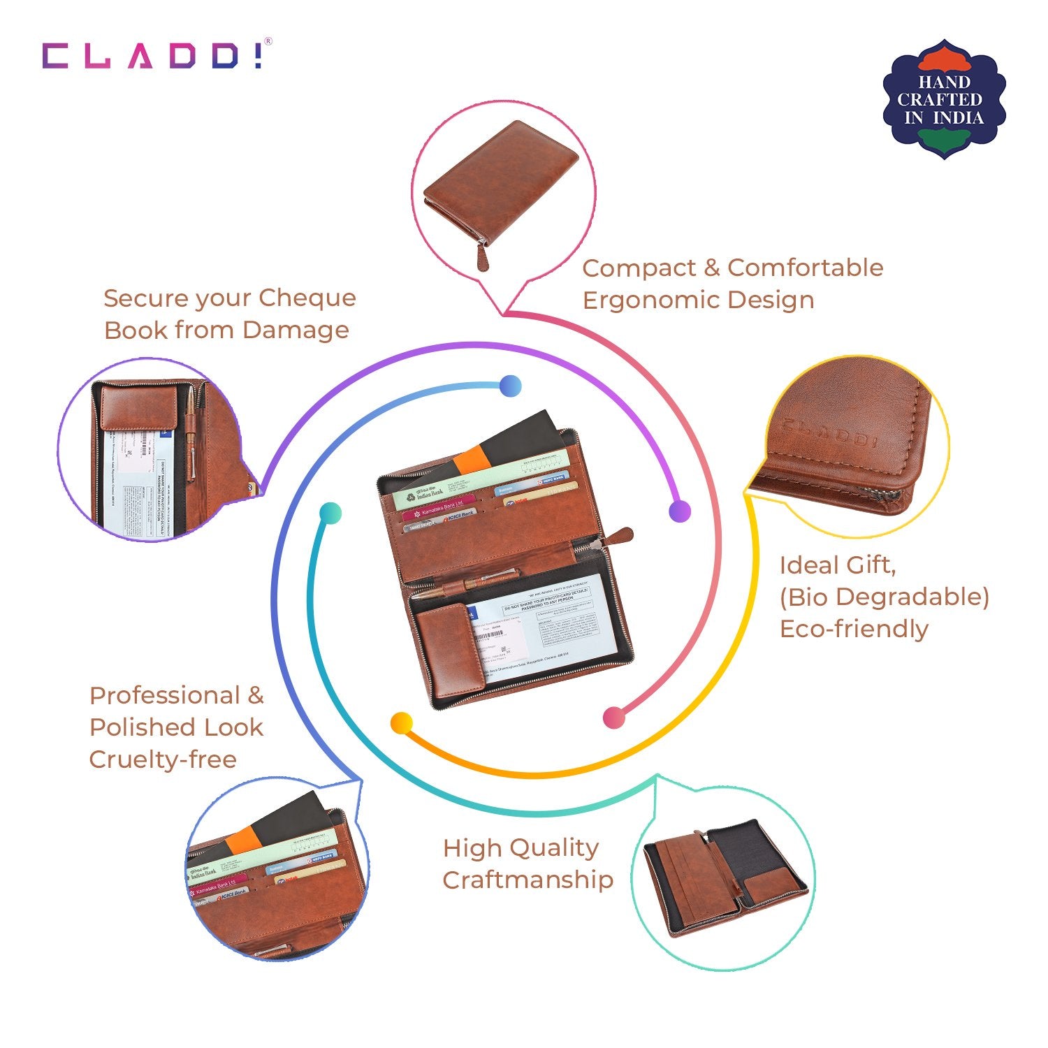 Luxury Cheque Book Holder