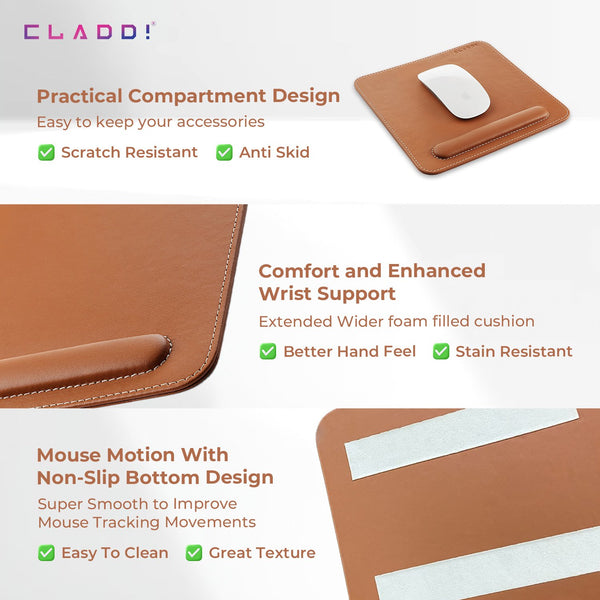 Leather Mouse Pads- Buy 1 Get 1