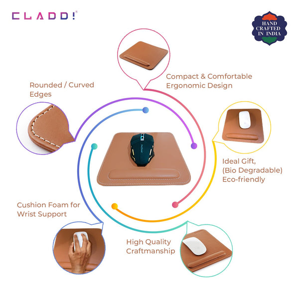 Leather Mouse Pads- Buy 1 Get 1