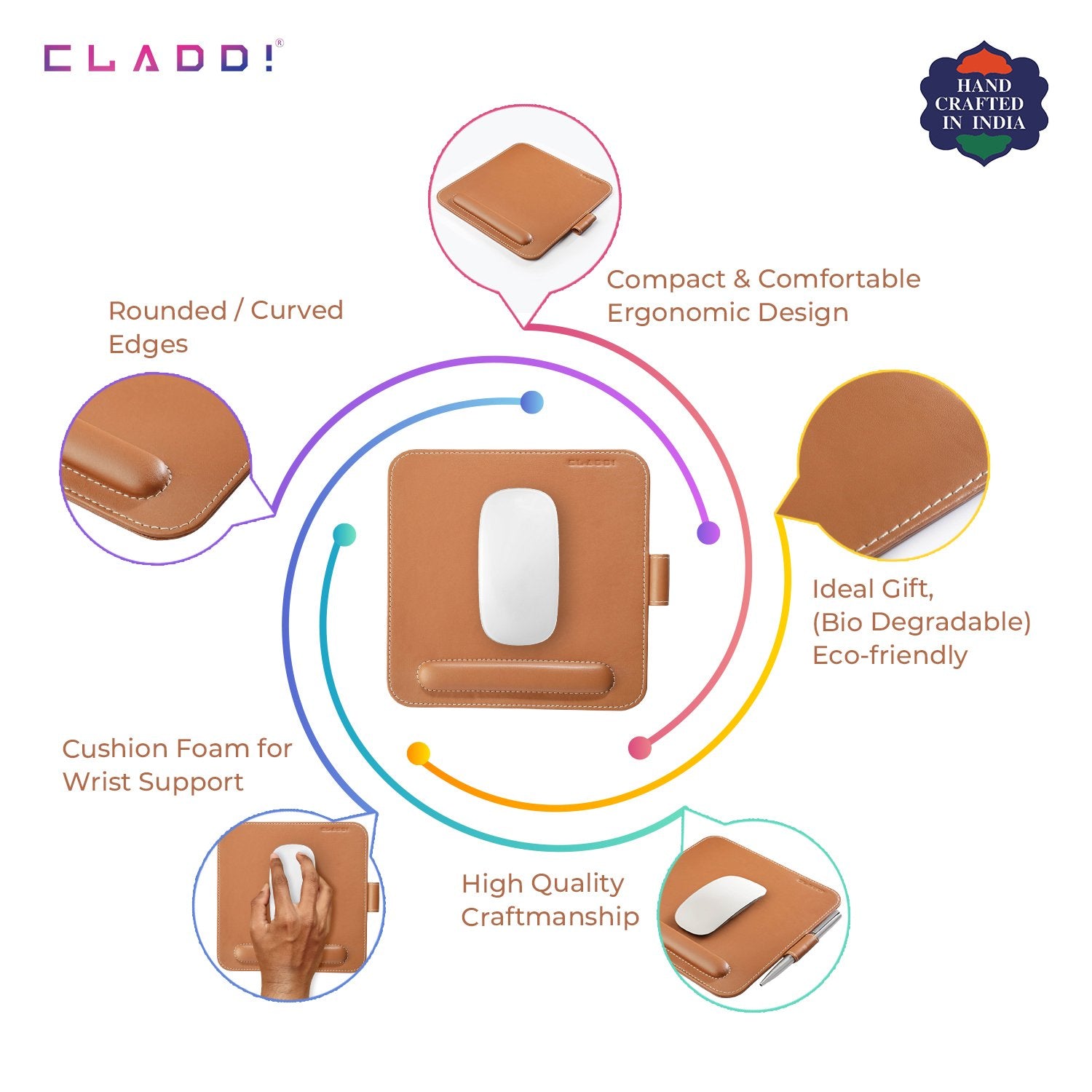 Mouse Pad With Loop- 50% OFF Sale