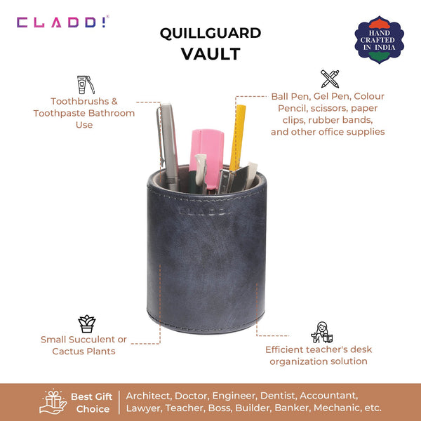 Leather Pen Holder- 50% OFF