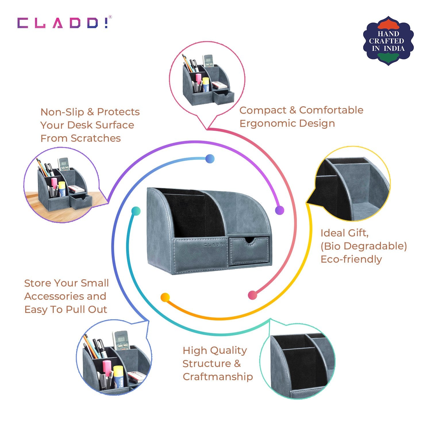 Leather Ciel Organizer- 50% OFF Sale