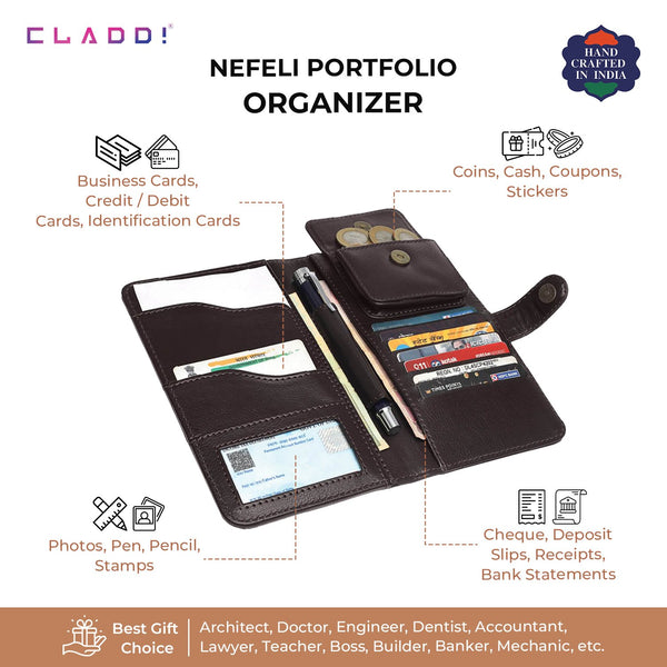 Leather Portfolio Organizer