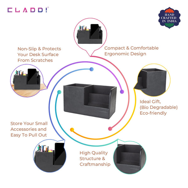 Leather Desk Organiser- Best Selling Product- 50% OFF