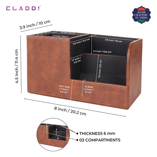 Leather Desk Organiser- Best Selling Product- 50% OFF