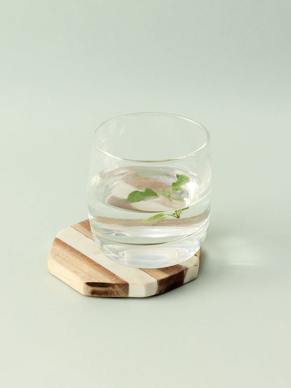 The Striped Coaster (Natural And Wooden)