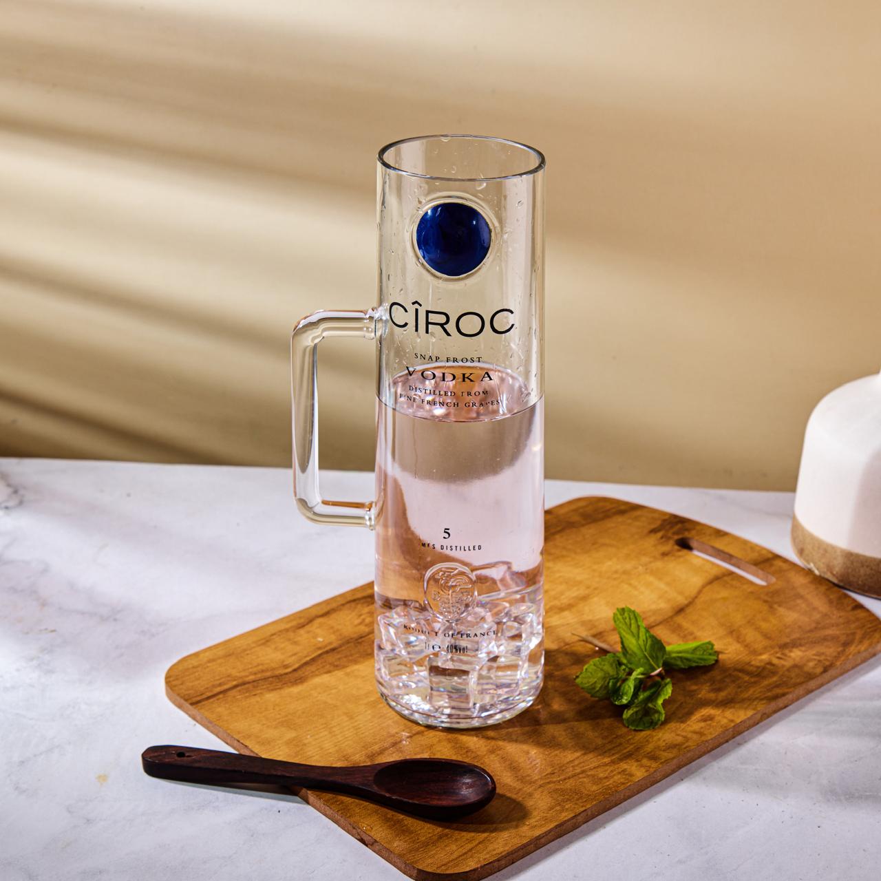 Ciroc Beer Mug – Handcrafted from Recycled Elegance