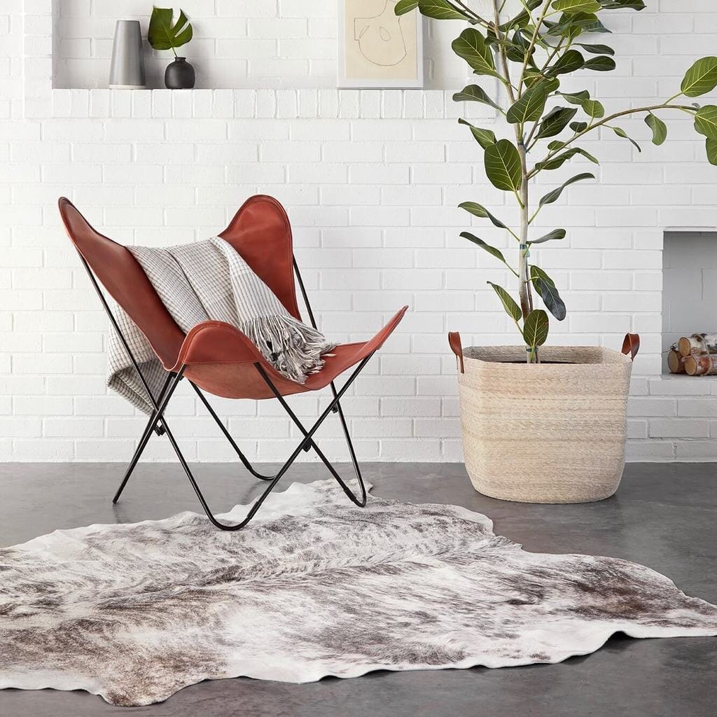 Cognac Leather Butterfly Living Room Chair Classy Leather Bags Bags