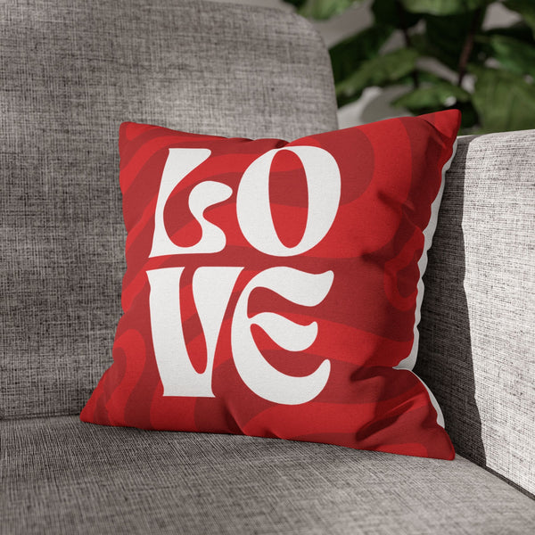 Love Cushion Cover for Valentine - Velvet - 16x16in