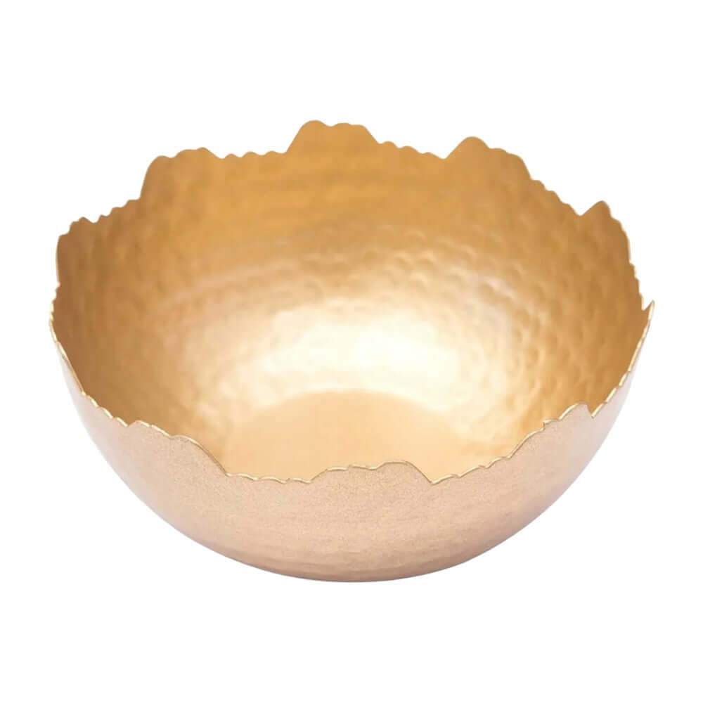 Gift Packing / Decorative Bowl / Candle Holder Hammered Bowl – 4 inches Gold (160 Gram)