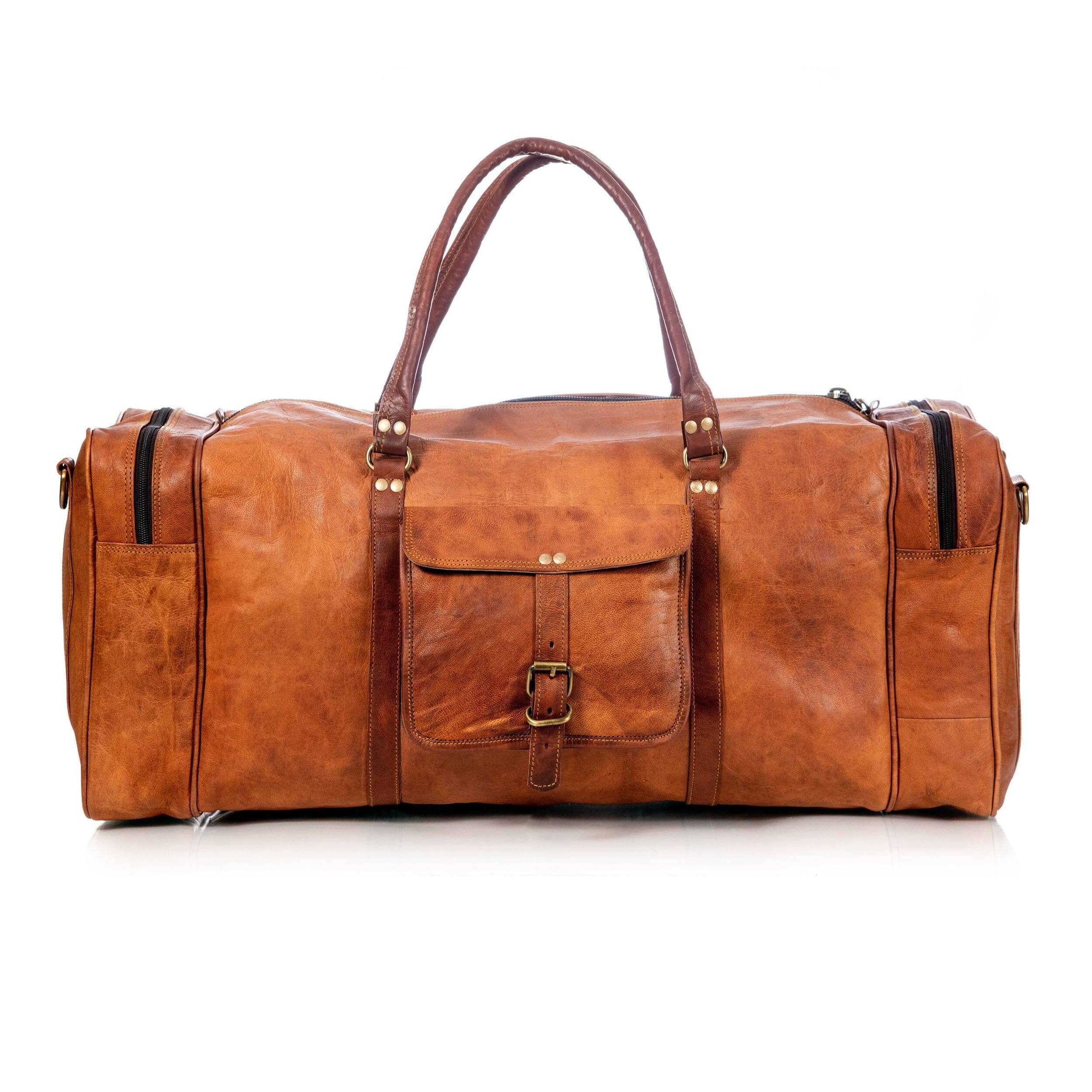 Large Travel Sports Overnight Duffle Bag Classy Leather Bags Bags