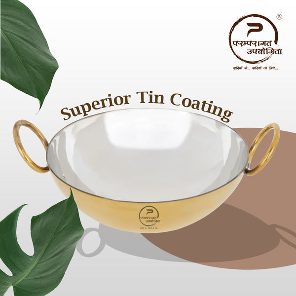 Paramparagat Upyogita Chaitanya Deep Kadhai (Wok) 4 Ltr.