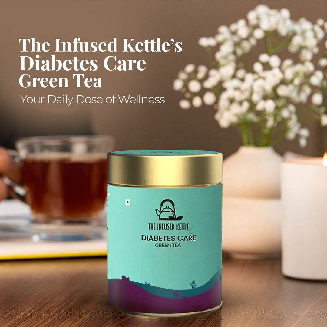 Diabetes Care Green Tea + FREE Refill Pack