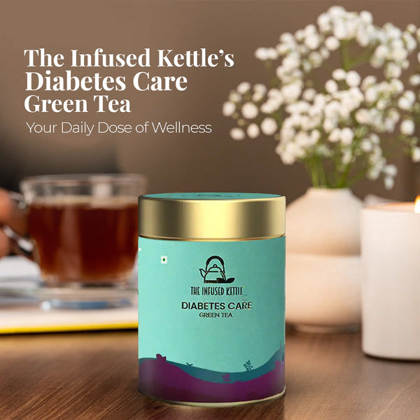 Diabetes Care Green Tea + FREE Refill Pack
