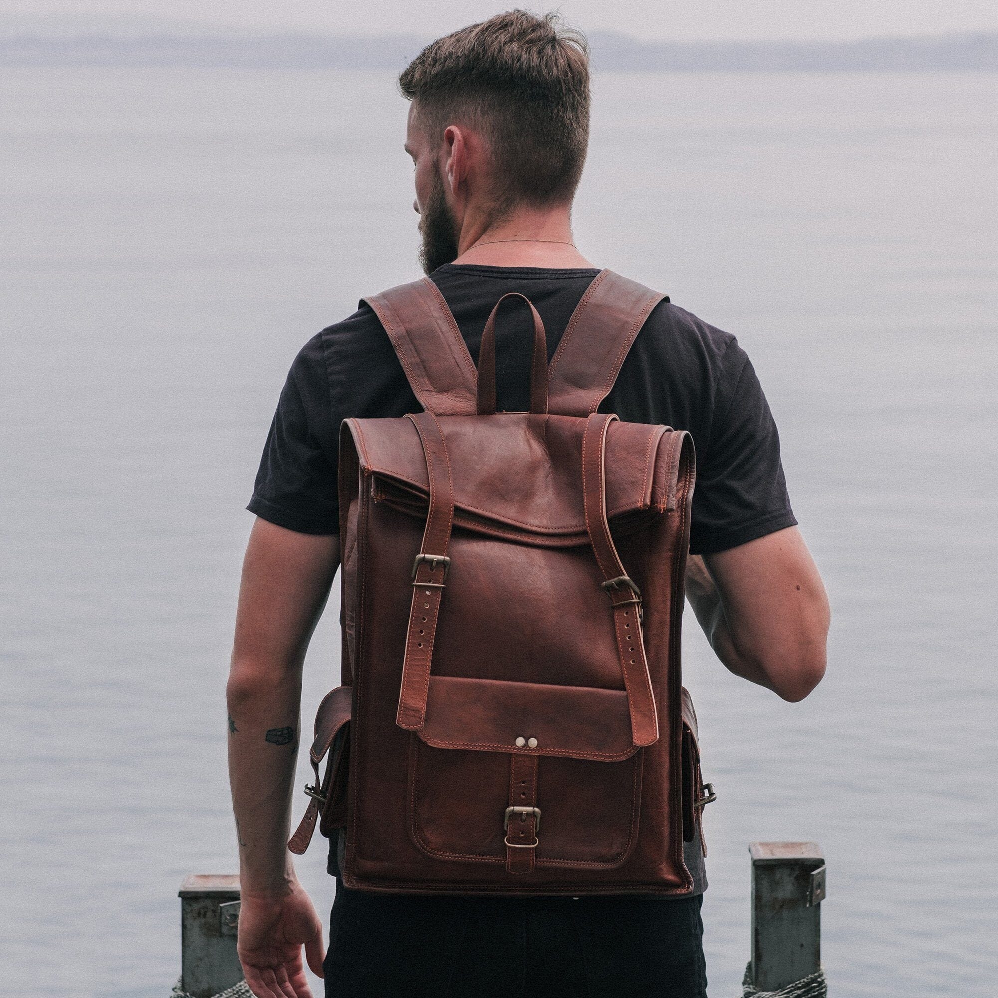 Best Brown Leather Men Backpack from Classy Leather Bags Bags