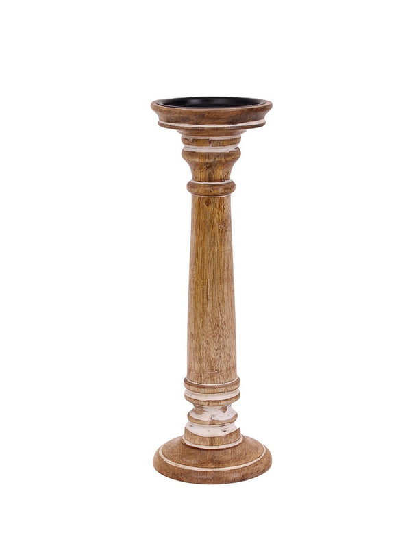 Deheri Candle Stand & Khubani Runner Gift Box (Camel Brown)