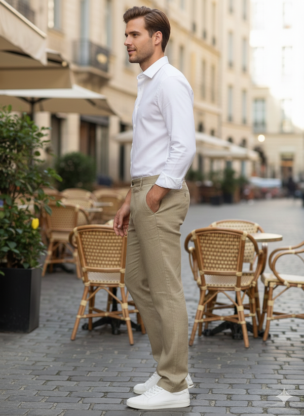 Ian Pure Linen Trousers