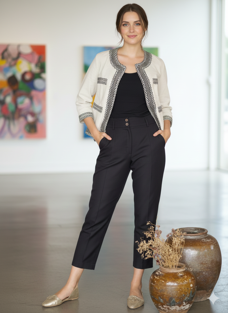 Rasamalli - Toda Embroidered Jacket - Ecru