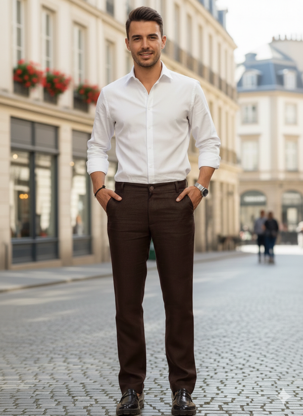 Ian Pure Linen Trousers