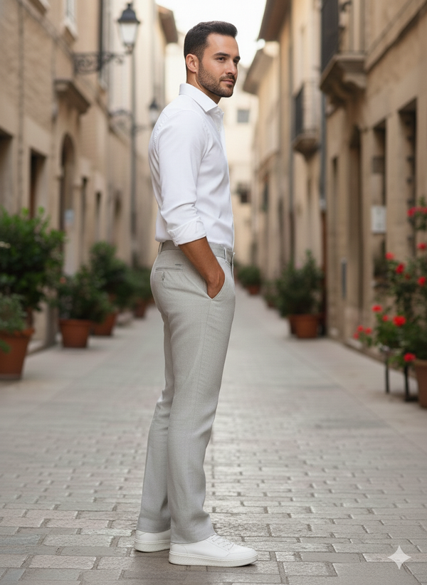 Ian Pure Linen Trousers