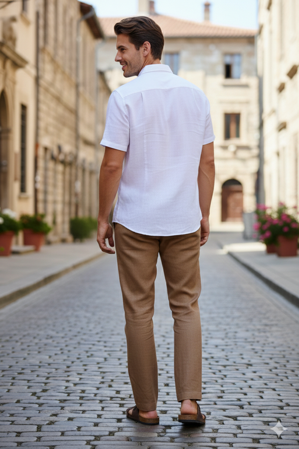 Ian Pure Linen Trousers
