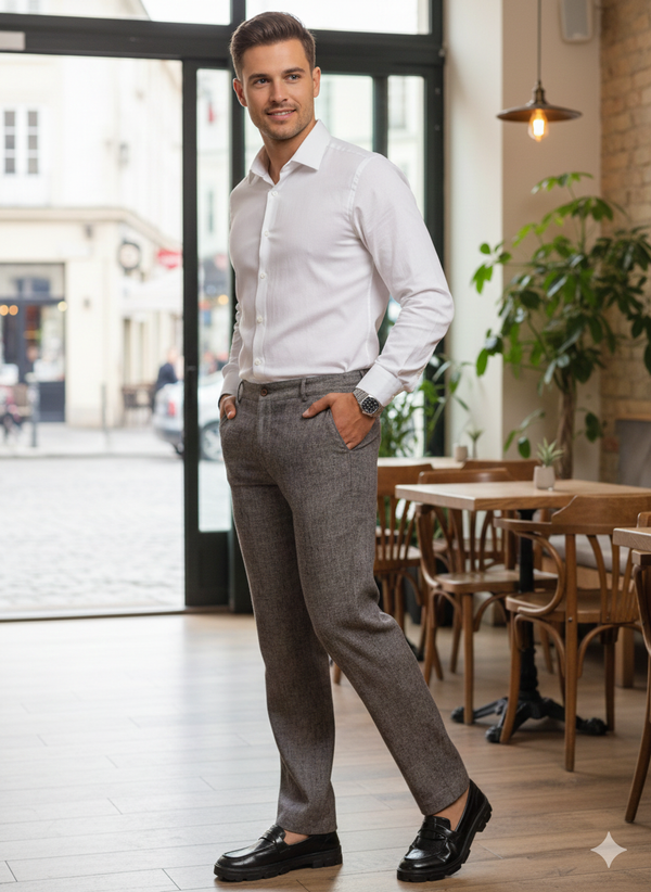 Ian Pure Linen Trousers