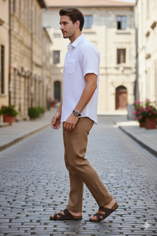 Ian Pure Linen Trousers