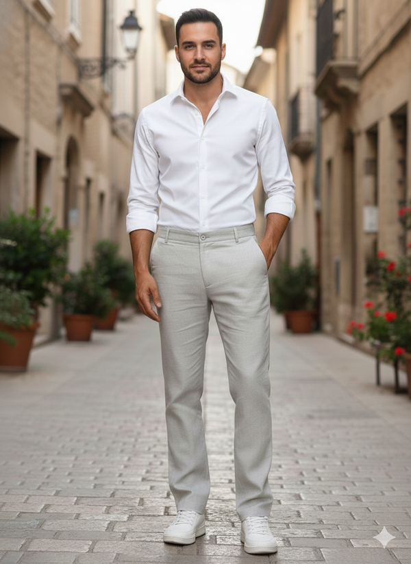 Ian Pure Linen Trousers