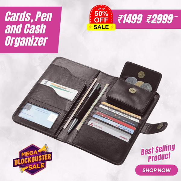 Leather Portfolio Organizer